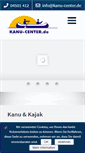Mobile Screenshot of kanu-center.de